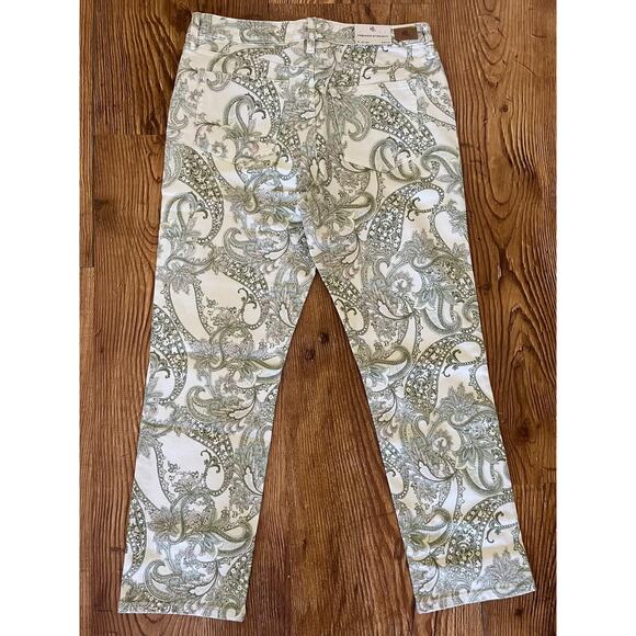 Lauren Ralph Lauren Women's Jeans White Multicolor Size 10 NWT - Picture 2 of 12